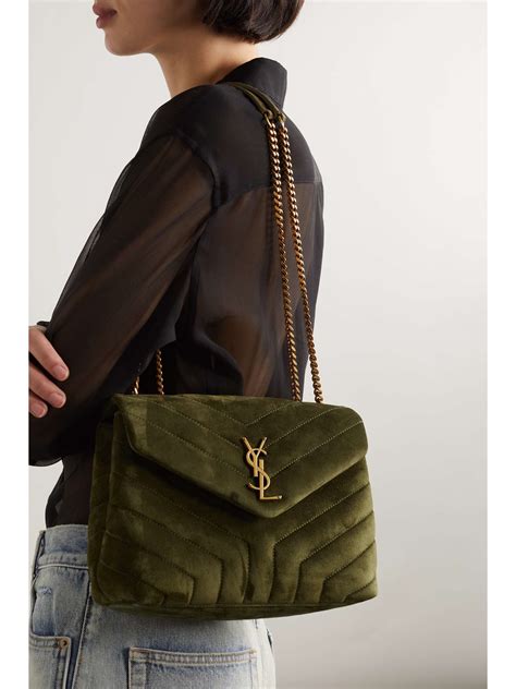 suede ysl bag|yves Saint Laurent loulou bag.